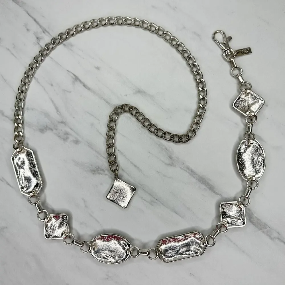Chico's Studded Chain Belt Mixed Metal Statement Piece ✨